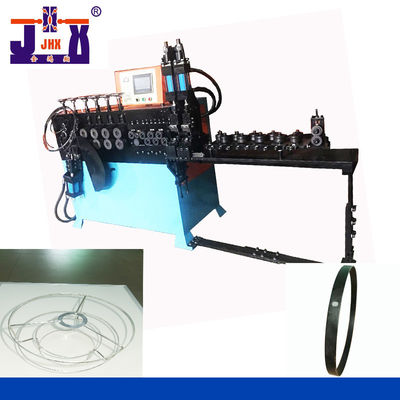 Máy làm vòng kim loại bằng sắt phẳng tự động Điều khiển số cho chụp đèn