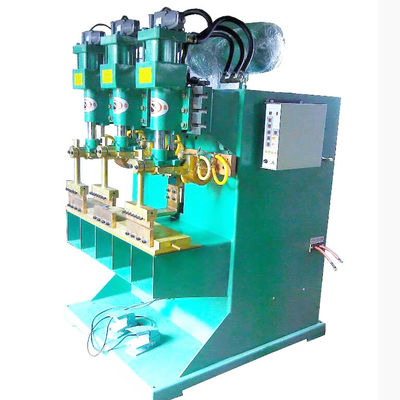 Máy hàn đa điểm van điện từ 400mm Cánh tay 150KVA Máy hàn điểm ba đầu