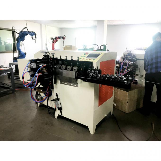 Máy làm vòng 4KW Máy tạo vòng hoàn toàn tự động bằng sắt phẳng 26m / S 3